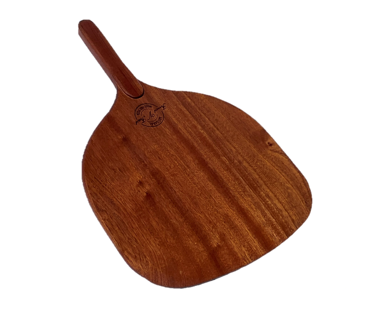 Premium Wooden Pizza Peel - Artisan Craft & Natural Beauty - Mahogany