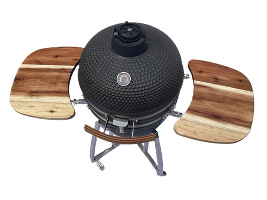 Kamado Club 21" Knysna Large Braai, Smoker, Pizza Oven - includes multi level cooking system, pizza stone and elevator rack