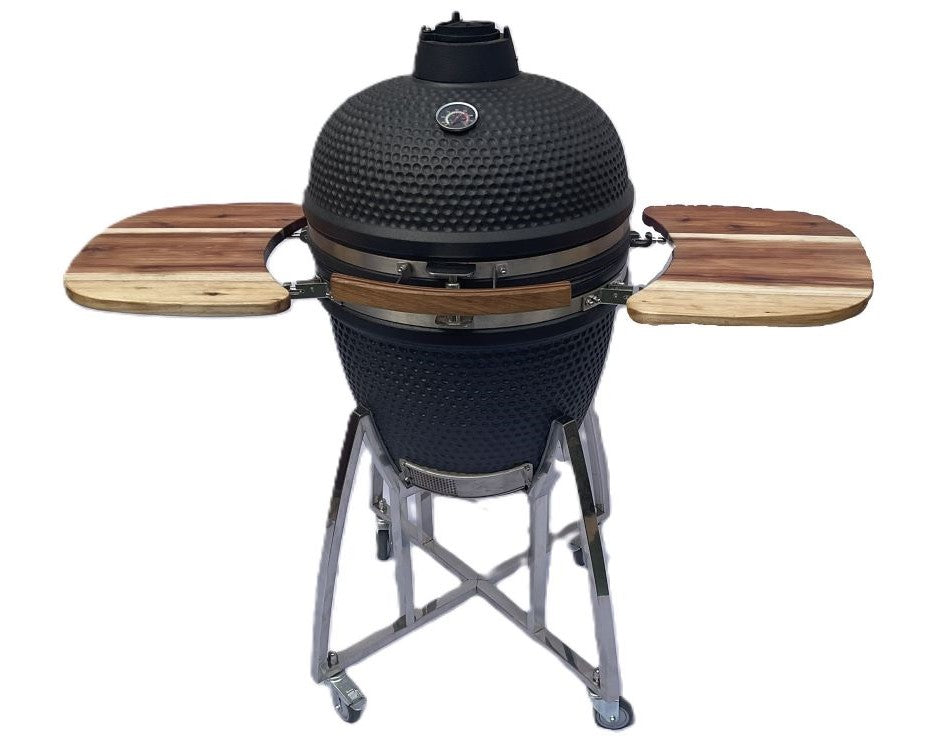 Kamado Club 21" Knysna Large Braai, Smoker, Pizza Oven - includes multi level cooking system, pizza stone and elevator rack