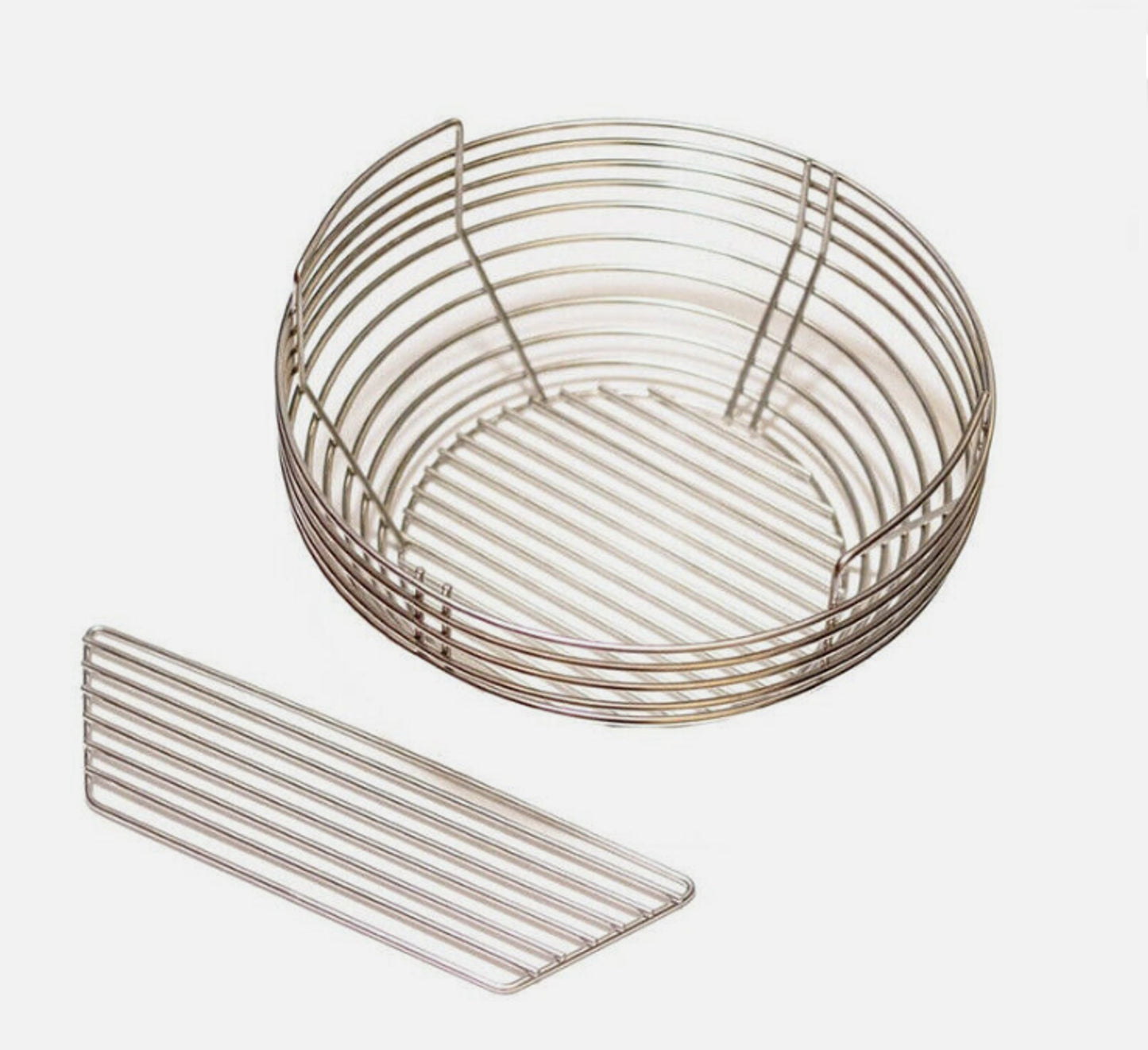 Kamado Ash Basket - Stainless Steel, Better Airflow & Temperature Control