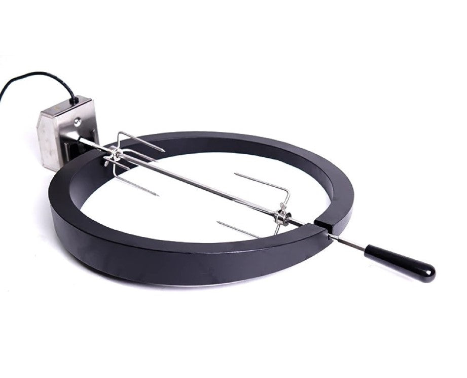 Kamado Rotisserie Spit for 21" Grill - Stainless Steel, Motorized