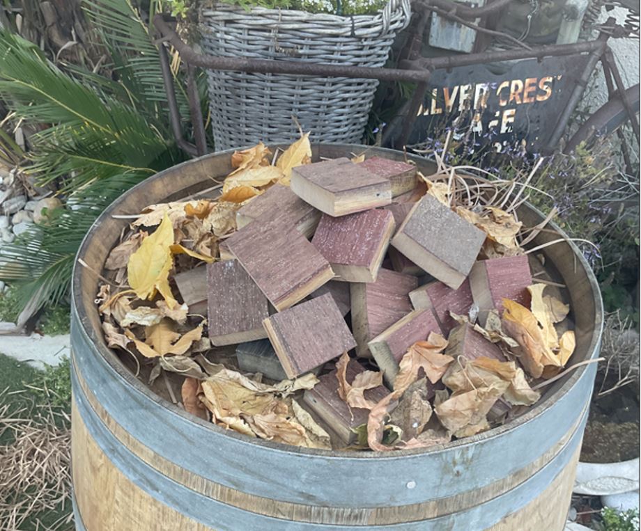 French Oak Wine Barrel Smoking Wood Chunks - unique savoury flavour